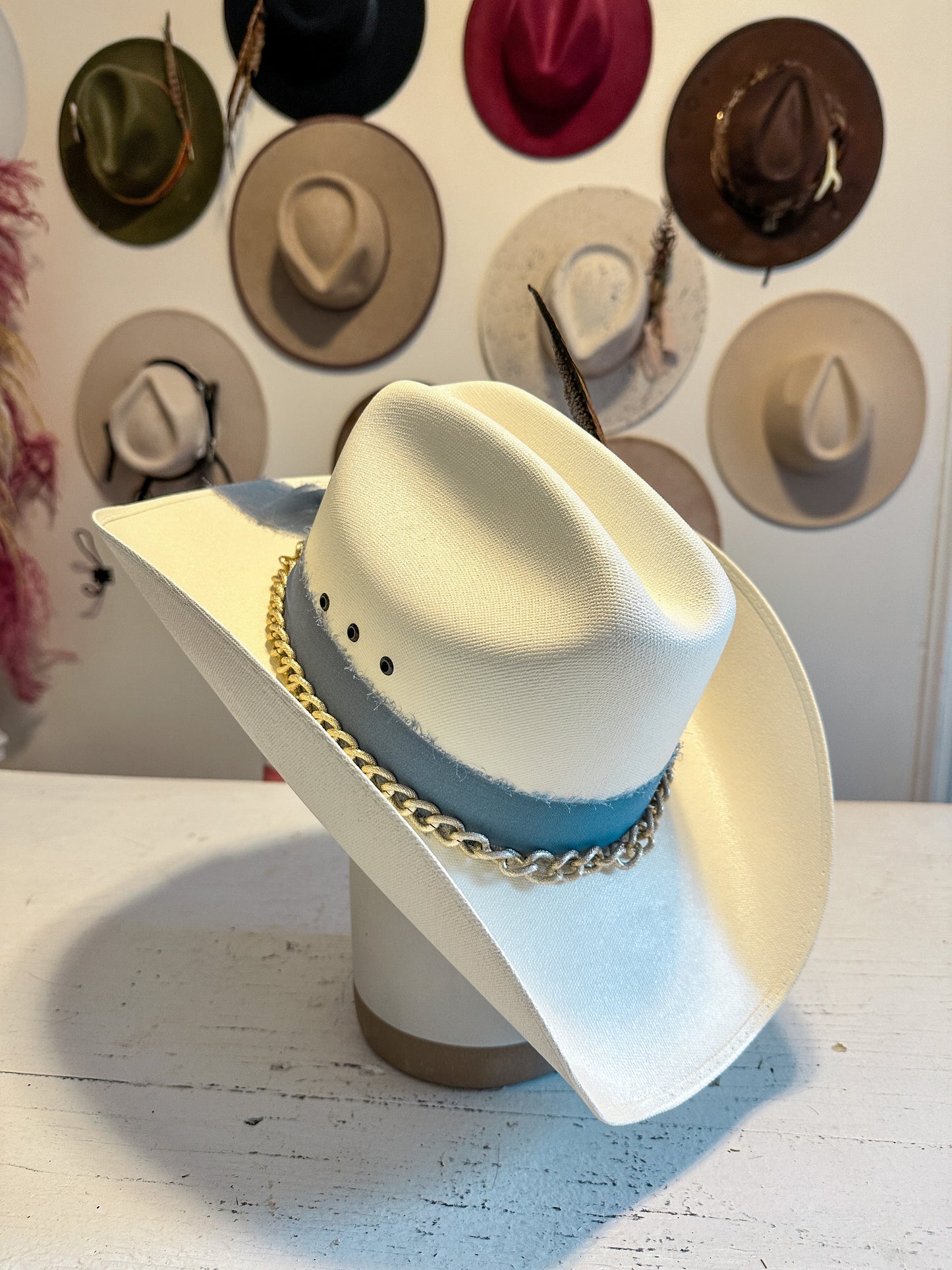 Blue Jean Baby Straw Cowboy