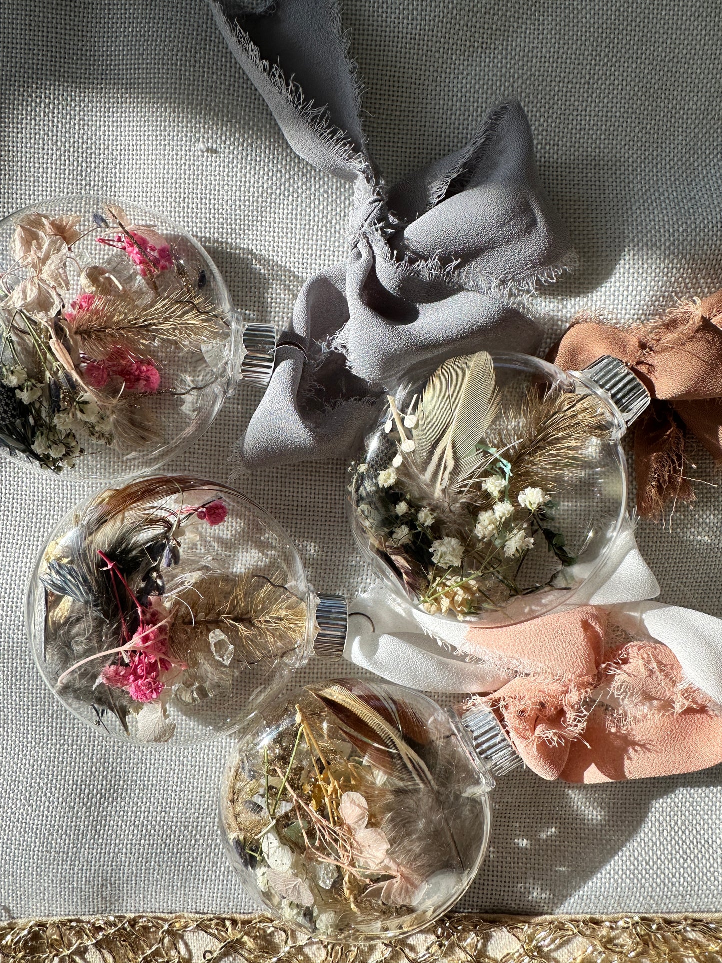 Dried Floral Ornaments
