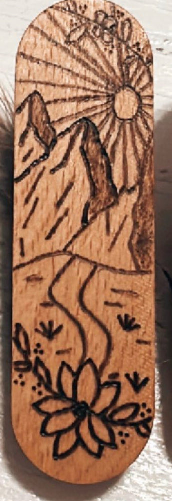 Wood Hat Hook Set (3)