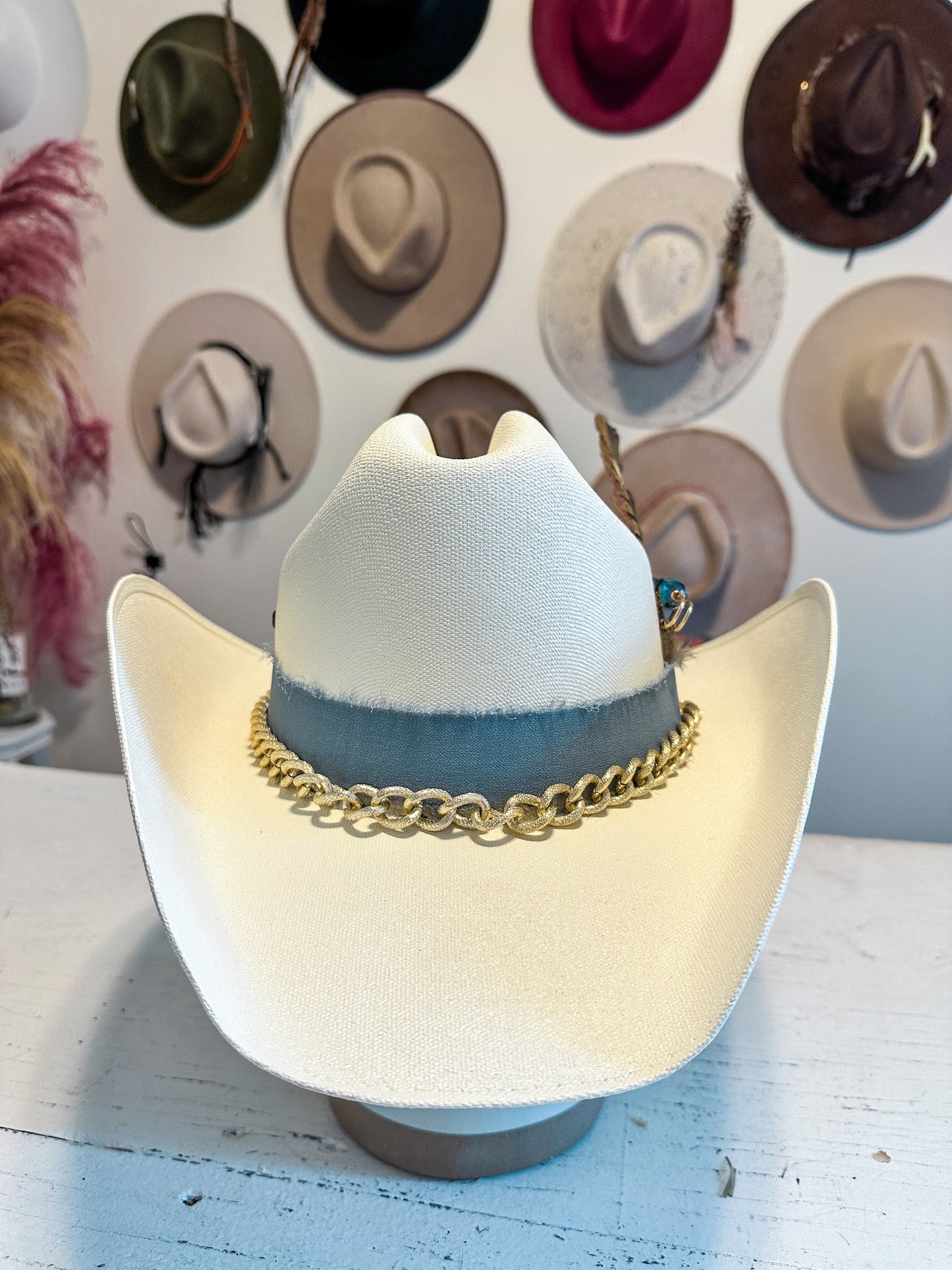 Blue Jean Baby Straw Cowboy