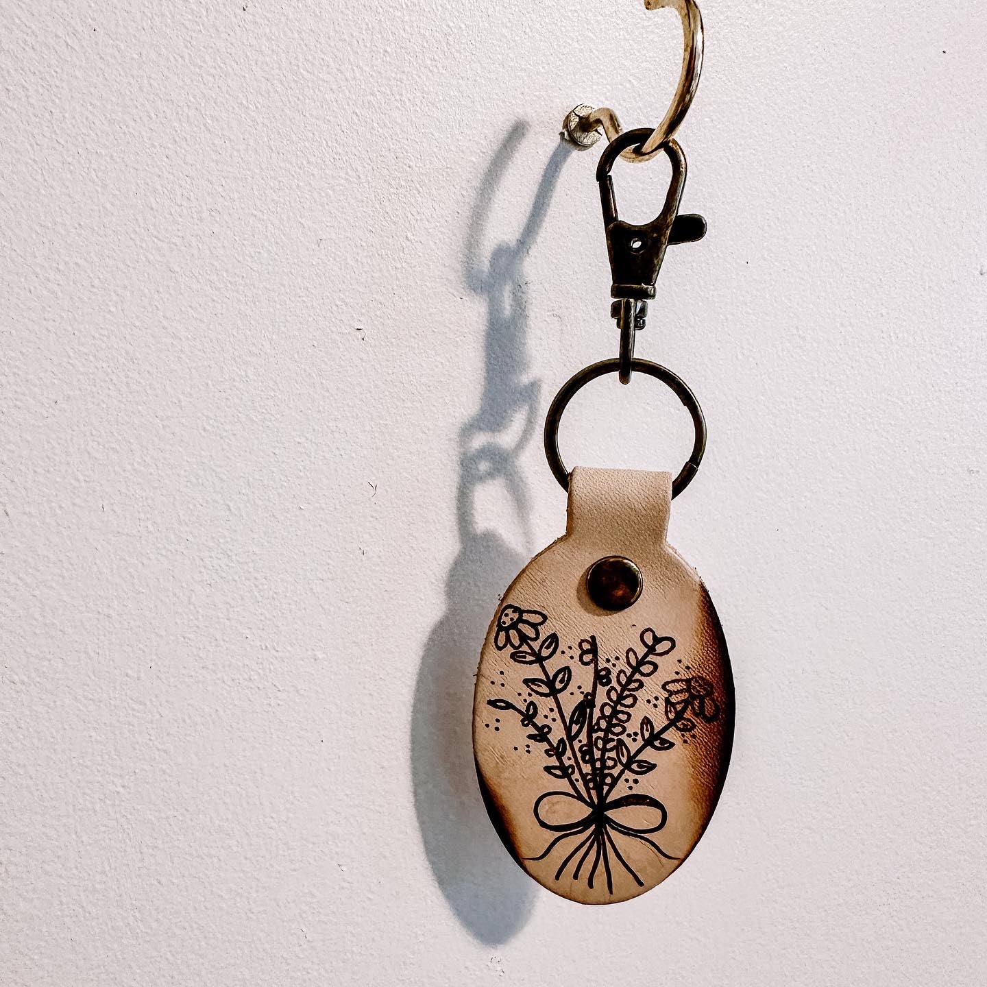 Flower Girl Key Chain