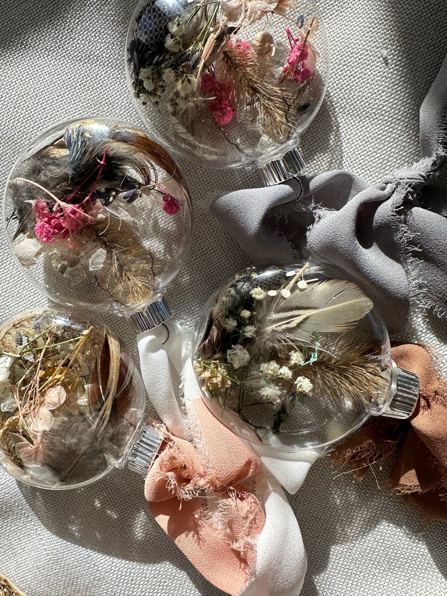 Dried Floral Ornaments